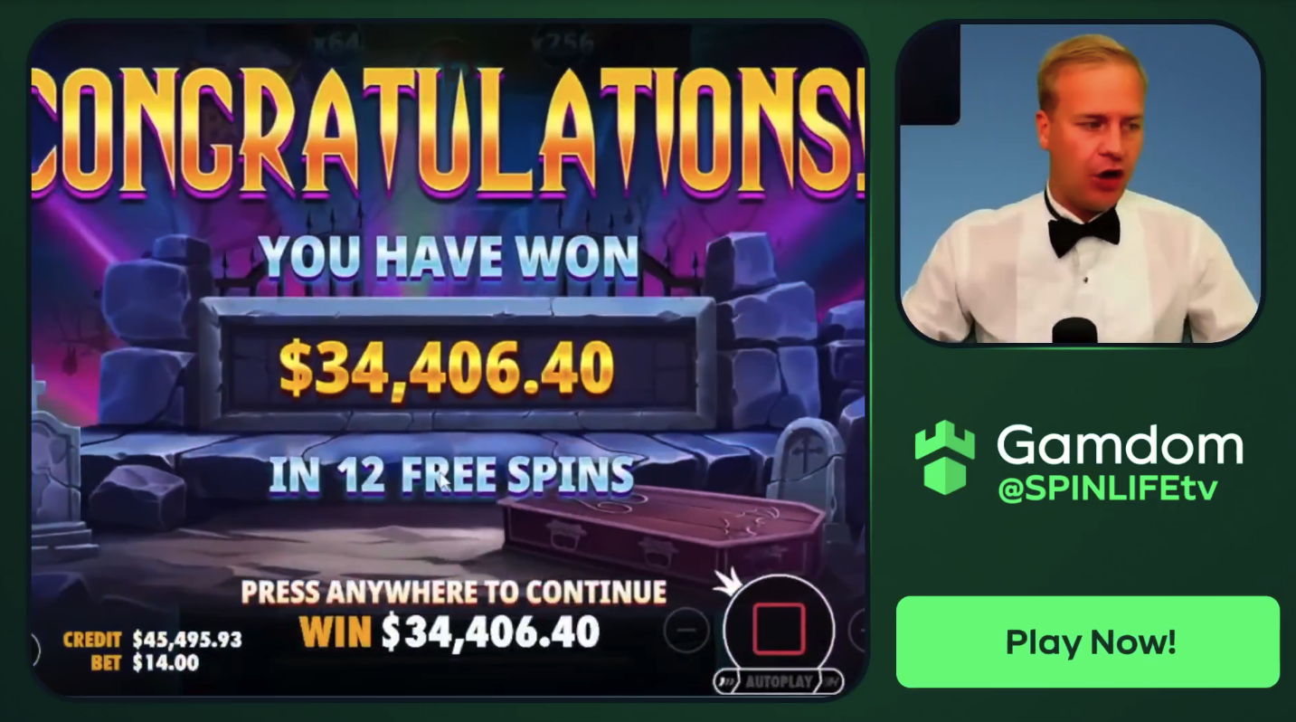 $34K Vampy Party win